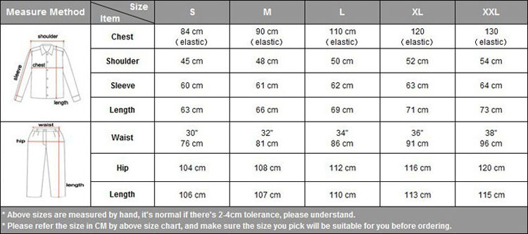 Emerson Size Chart