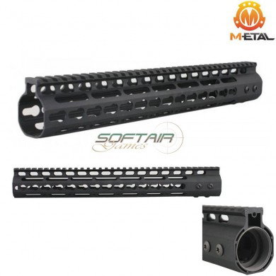 Floating Ras Nsr Keymod 13.5 Style Black Aeg/gbb Metal® (me-05032-bk)