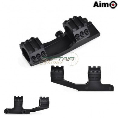 One Piece Cantilever Scope Mount 25.4mm Black Aim-o (ao9001-bk)