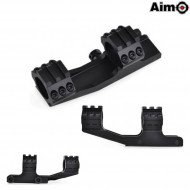 Cantilever Supporto Per Ottica 25.4mm Black Aim-o (ao9001-bk)