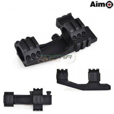 Tri-side Cantilever Scope Mount 25.4mm Type 1 Black Aim-o (ao9004-bk)