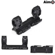 Tactical Qd Supporto Per Ottica 25.4/30mm Black Aim-o (ao9012-bk)