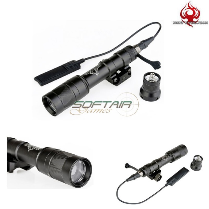 Torcia M600w Km2-a Scout Light Led Full Version Black Night Evolution (ne04045-bk)