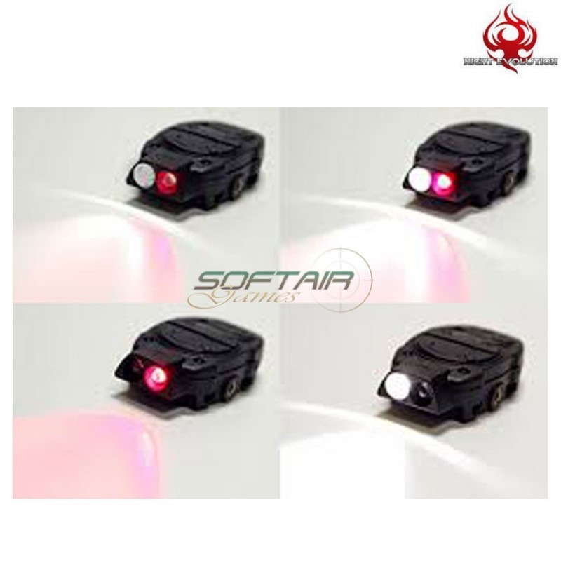 Rail Black Switch Light White/green Night Evolution (ne05016-bk-green)