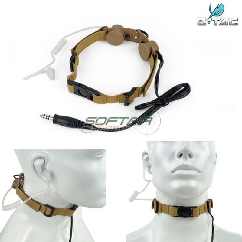 Throat/headset Mic Dark Earth Z-tactical (z033-de)