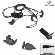 Auricolare/microfono Bone Conduction Con Dito Ptt Kenwood Z-tactical (z010-kw)