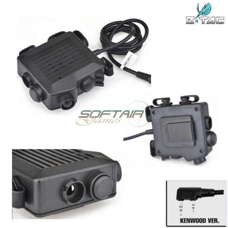 Selex Tacmic Ct5 Style Ptt Military Standard Version Kenwood Z-tactical (z133-kw)