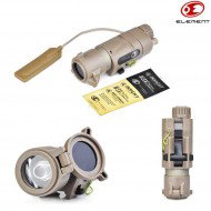 Torcia M3x Tactical Illuminator Long Type Dark Earth Element (ex175-de)