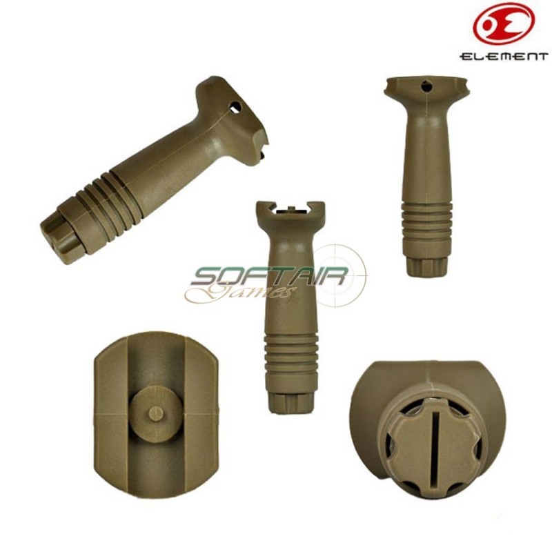 Vertical Grip Knight's Style Dark Earth Element (ex164-de)