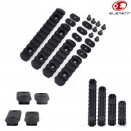 Handguard Set 4 Rail Black Pts Moe Element (ex254-bk)