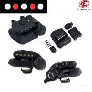 Helmet Light Set Led Gen2 Black Element (ex029-bk)