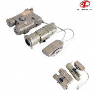 M3x + An/peq-16a Dark Earth Illuminator Combo Element (ex179-de)
