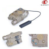 An/peq15 La5 Uhp Dark Earth Appearance Ver Red Laser Element (ex396-de)