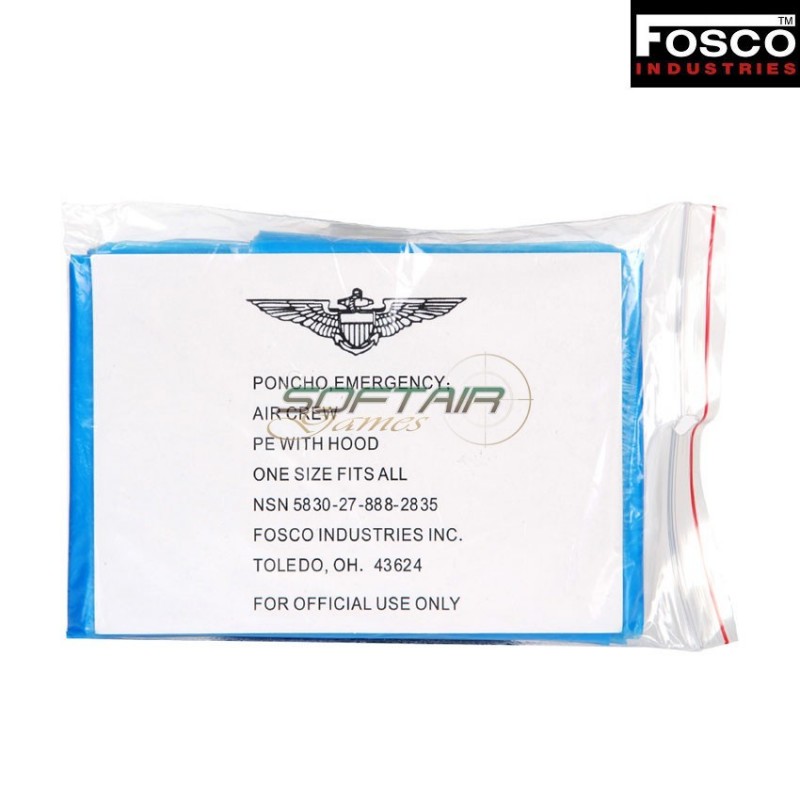Poncho Di Emergenza Fosco Industries (fo-325230)