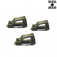 Set 3 Pieces Tps Magazines Loop M4/m16 Foliage Green Warmag (wm-2921-fg)