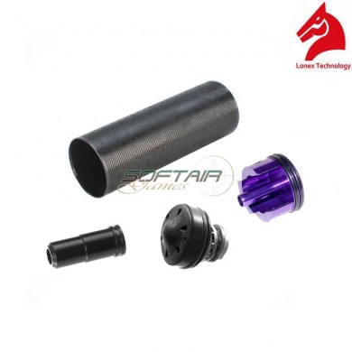 Set Gruppo Aria Per Ak Con Testa Pistone Polimero Silenziata Lonex (gc-01-03)