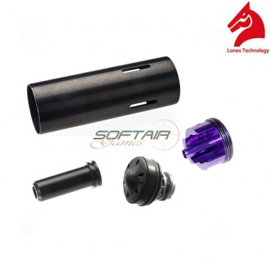 Mp5k/pdw Enhanced Cylinder Set With Silenced Polymer Piston Head Lonex (gc-01-05)