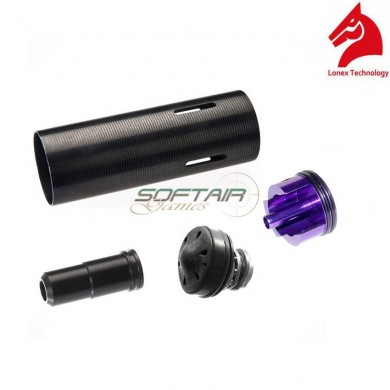 Ak Beta Enhanced Cylinder Set With Silenced Polymer Piston Head Lonex (gc-01-08)