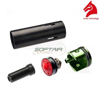 P90 Enhanced Cylinder Set With Silenced Polymer Piston Head Lonex (gc-01-14)