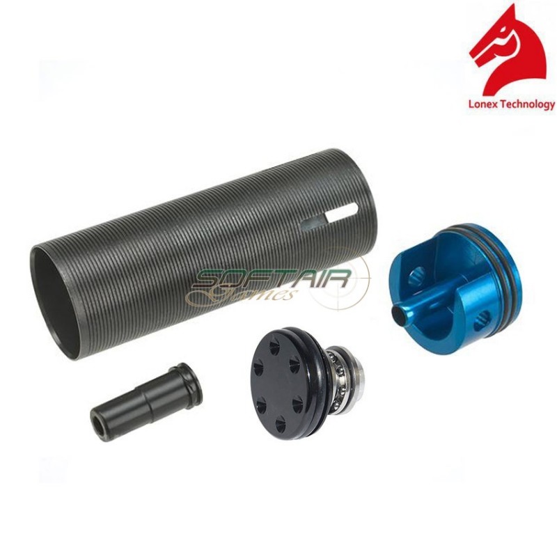 Xm-177/car-15 Enhanced Cylinder Set With Aluminum Ventilation Piston Head Lonex (gc-02-01)