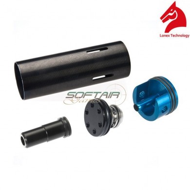 Set Gruppo Aria Per Mc51/g3 Con Testa Pistone Alluminio Ventilata Lonex (gc-02-04)