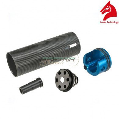 Xm-177/car-15 Enhanced Cylinder Set With Polymer Ventilation Piston Head Lonex (gc-03-01)