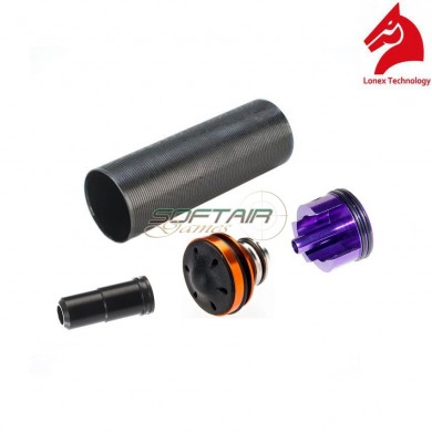 Set Gruppo Aria Per Ak Con Testa Pistone Alluminio Silenziata Lonex (gc-04-03)