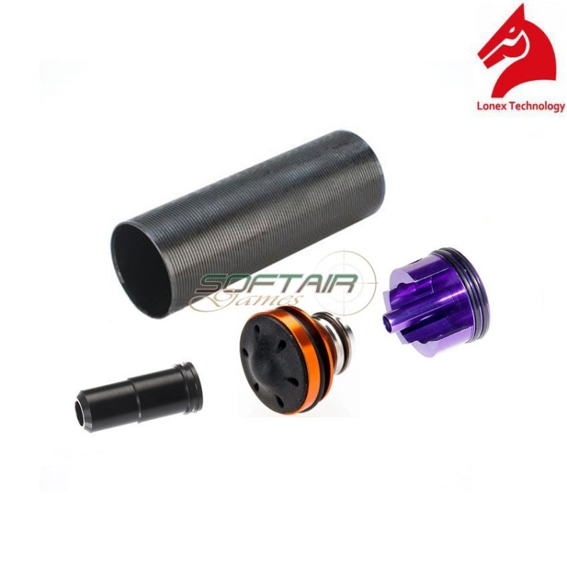 Set Gruppo Aria Per Ak Con Testa Pistone Alluminio Silenziata Lonex (gc-04-03)