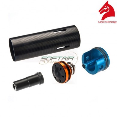 Set Gruppo Aria Per Mc51/g3 Con Testa Pistone Alluminio Silenziata Lonex (gc-04-04)