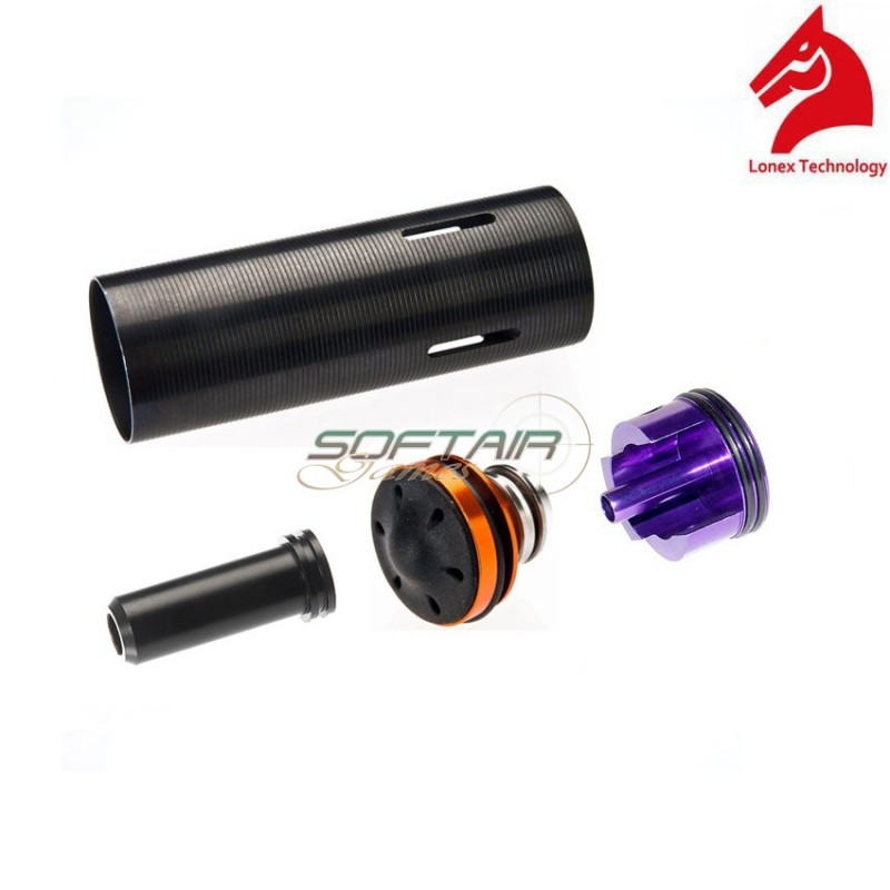 Set Gruppo Aria Per Mp5k/pdw Con Testa Pistone Alluminio Silenziata Lonex (gc-04-05)
