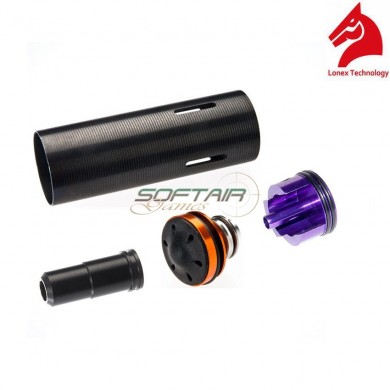 Ak Beta Enhanced Cylinder Set With Silenced Aluminum Piston Head Lonex (gc-04-08)