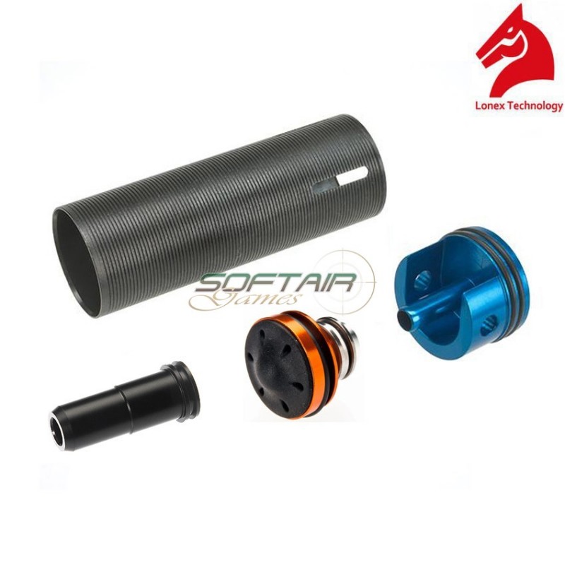 Set Gruppo Aria Per M4 Con Testa Pistone Alluminio Silenziata Lonex (gc-04-11)