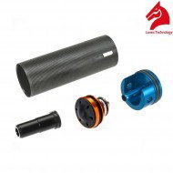 M4 Enhanced Cylinder Set With Silenced Aluminum Piston Head Lonex (gc-04-11)