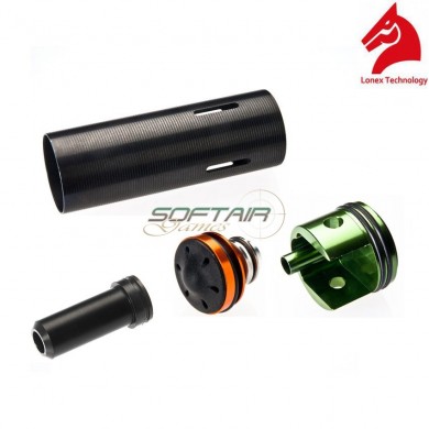Set Gruppo Aria Per P90 Con Testa Pistone Alluminio Silenziata Lonex (gc-04-14)