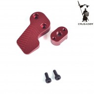 Bottone Sgancio Caricatore M4 Aeg Set Red Crusader (cr-gm110009rd)