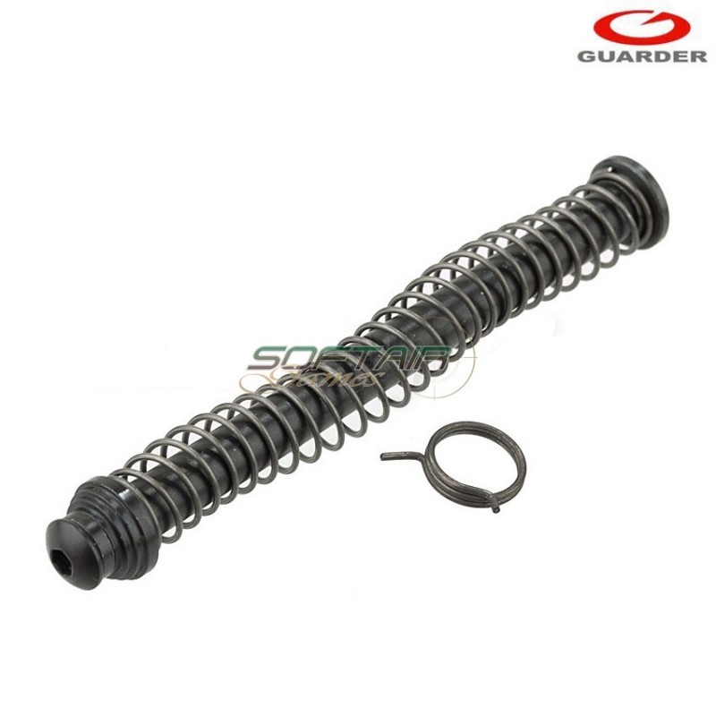 S-type Black Steel Spring Guide For Glock 17 Guarder (glk-118-bk)