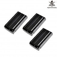 Set 3 160bb Scar H Mid-cap Magazines Black Vfc (vf9-020482)