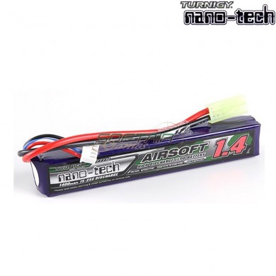 Lipo Battery Connector Tamiya 1400mah 7.4v 15~25c Turnigy Nano-tech (1233)