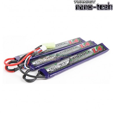 Lipo Battery Connector Tamiya 1400mah 11.1v 15~25c Turnigy Nano-tech (17282/1242)
