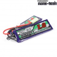 Batteria Lipo Connettore Tamiya 1800mah 7.4v 25~50c Turnigy Nano-tech (ng1800b.2s.25)