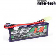Lipo Battery Connector Tamiya 1800mah 7.4v 25~50c Turnigy Nano-tech (1299)