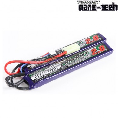 Lipo Battery Connector Tamiya 2000mah 7.4v 15~25c Turnigy Nano-tech (17285/1248)
