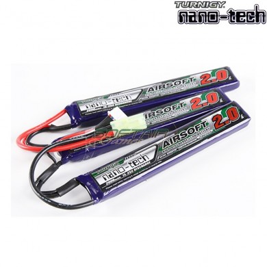 Batteria Lipo Connettore Tamiya 2000mah 11.1v 15~25c Turnigy Nano-tech (ng2000b.3s.15)