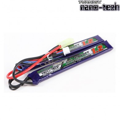 Batteria Lipo Connettore Tamiya 1200mah 7.4v 25~50c Turnigy Nano-tech (9210000102)