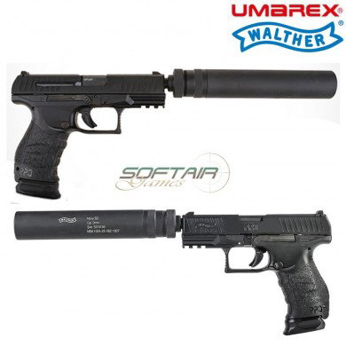 Co2 Pistol Blowback Ppq M2 Navy Duty Kit Walther Umarex (2.5961-1-rm)
