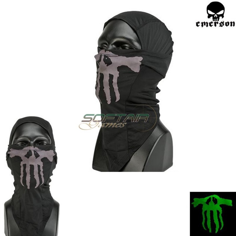 Ghost Multi Hood Balaclava Black Emerson (em6634bk)