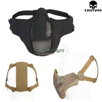 Pdw Half Face Protective Mesh Mask Black Emerson (em6644bk)