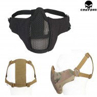 Pdw Maschera Mezzo Viso A Rete Black Emerson (em6644bk)