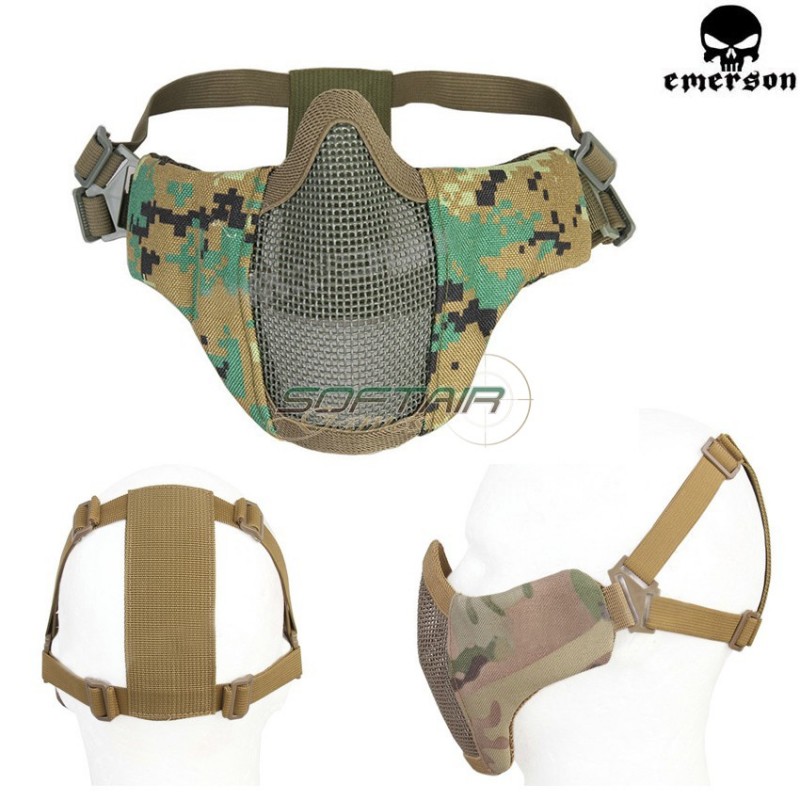 Pdw Maschera Mezzo Viso A Rete Marpat Emerson (em6644ma)