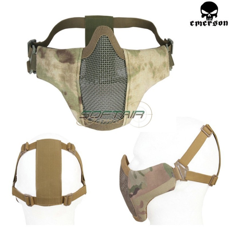 Pdw Maschera Mezzo Viso A Rete Atacs Foliage Green Emerson (em6644atfg)